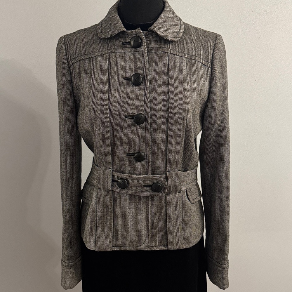 J. Crew Charcoal Wool Blazer